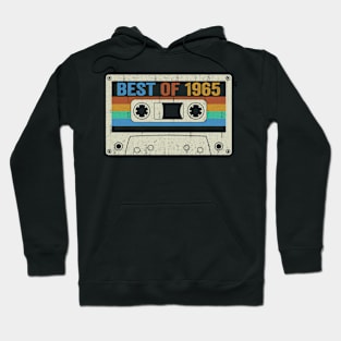 Best Of 1965 59th Birthday Gifts Cassette Tape Vintage Hoodie